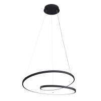 LED пендел ITALUX PND-21692-M-BK REINA