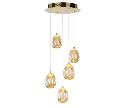 LED пендел ITALUX PND-22112132-5A-CHPN HUELTO