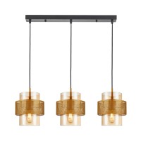Пендел ITALUX PND-22132-3S-GD-AMB VINOTI