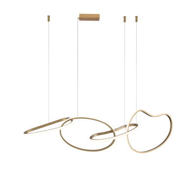 LED пендел ITALUX PND-22412-S4-GD FONTE