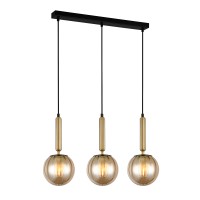 Пендел ITALUX PND-2324-3L BRO+AMB RAVENA