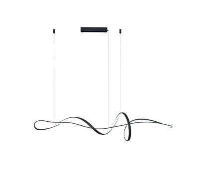 LED пендел ITALUX PND-23523-BK MILA