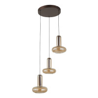 LED пендел ITALUX PND-24011-3-COPP CAROTE