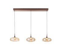 LED пендел ITALUX PND-24028-3B-COPP TENELE