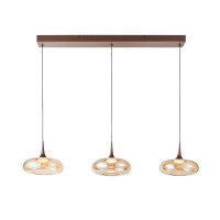 LED пендел ITALUX PND-24028-3B-COPP TENELE