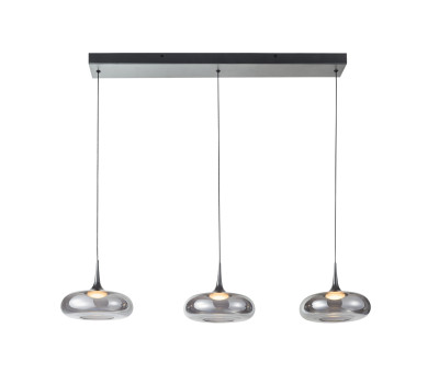 LED пендел ITALUX PND-24028-3B-SILV TENELE