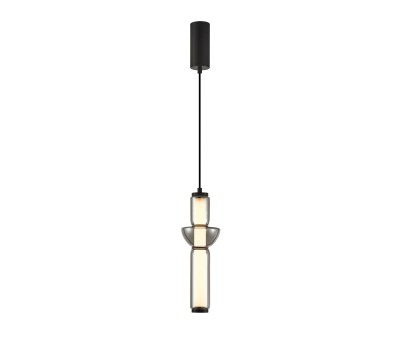 LED пендел ITALUX PND-27372-1-19W-BK BRUNI