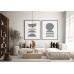 Пендел ITALUX PND-29257A-1-BRO-AMB ZONA
