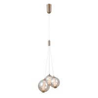 LED пендел ITALUX PND-34359-3-HBR-AMB BUTERO