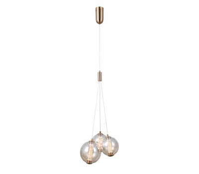 LED пендел ITALUX PND-34359-3-HBR-AMB BUTERO