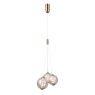 LED пендел ITALUX PND-34359-3-HBR-AMB BUTERO