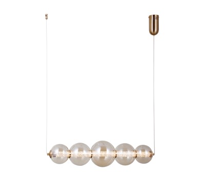 LED пендел ITALUX PND-34359-5H-HBR-AMB BUTERO