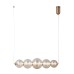 LED пендел ITALUX PND-34359-5H-HBR-AMB BUTERO