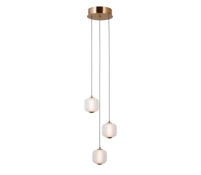 LED пендел ITALUX PND-34362-3-HBR-OPAL GANTI