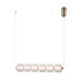 LED пендел ITALUX PND-34362-6H-HBR-OPAL GANTI