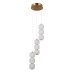 LED пендел ITALUX PND-34362-9-HBR-OPAL GANTI