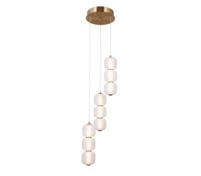 LED пендел ITALUX PND-34362-9-HBR-OPAL GANTI