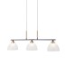 LED пендел ITALUX PND-34374-3-BK MONTIELA