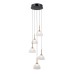 LED пендел ITALUX PND-34374-5-BK MONTIELA