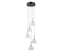 LED пендел ITALUX PND-34374-5-BK MONTIELA
