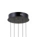 LED пендел ITALUX PND-34374-5-BK MONTIELA