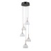LED пендел ITALUX PND-34374-5-BK MONTIELA
