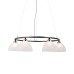 LED пендел ITALUX PND-34374-6-BK MONTIELA