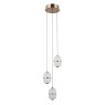 LED пендел ITALUX PND-34375-3-HBR ALANI