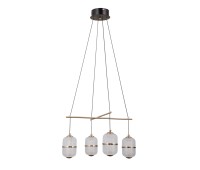 LED пендел ITALUX PND-34375-4-BK ALANI