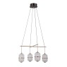 LED пендел ITALUX PND-34375-4-BK ALANI