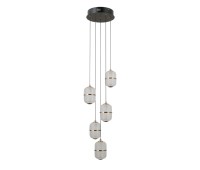 LED пендел ITALUX PND-34375-5-BK ALANI