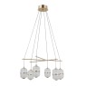 LED пендел ITALUX PND-34375-6-HBR ALANI
