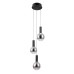 LED пендел ITALUX PND-34378-3S-BK STRELA