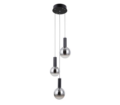 LED пендел ITALUX PND-34378-3S-BK STRELA