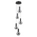 LED пендел ITALUX PND-34378-5S-BK STRELA
