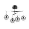 LED полилей ITALUX PND-34381-4-BK VELADA
