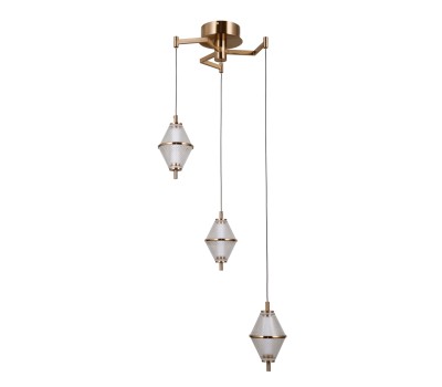 LED пендел ITALUX PND-34395-3-HBR FUENTE