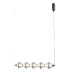 LED пендел ITALUX PND-34395-5-BK FUENTE