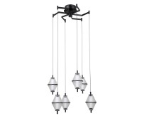 LED пендел ITALUX PND-34395-6-BK FUENTE