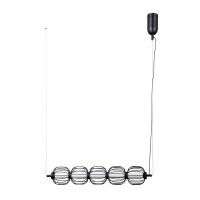 LED пендел ITALUX PND-34405-5-BK PEDRO