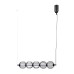 LED пендел ITALUX PND-34405-5-BK PEDRO