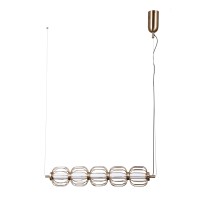 LED пендел ITALUX PND-34405-5-HBR PEDRO