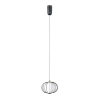 LED пендел ITALUX PND-344221-1-BK RABEL