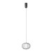 LED пендел ITALUX PND-344221-1-BK RABEL