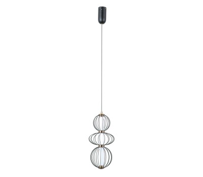 LED пендел ITALUX PND-344221-3V-BK RABEL