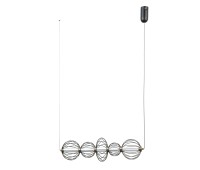 LED пендел ITALUX PND-344221-5-BK RABEL