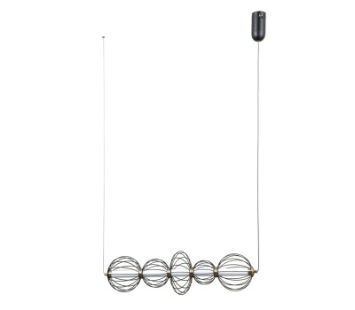 LED пендел ITALUX PND-344221-5-BK RABEL