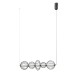 LED пендел ITALUX PND-344221-5-BK RABEL