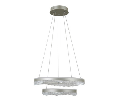 LED пендел ITALUX PND-34535-2L-SILV MORTE LED пендел ITALUX PND-34535-2L-SILV MORTE