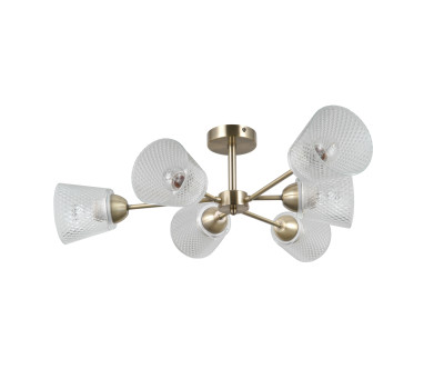 Плафон ITALUX PND-40697-6-ABR LAMIN Плафон ITALUX PND-40697-6-ABR LAMIN